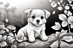 Cute puppy sitting on grass puppy img png