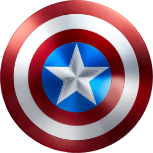 Captain America Logo Shield and - A Symbol of Heroism