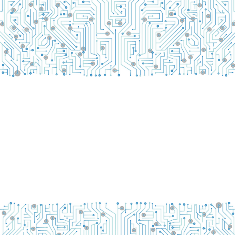 Blue electronic circuit board texture with intricate patterns and connections - PNG illustration.