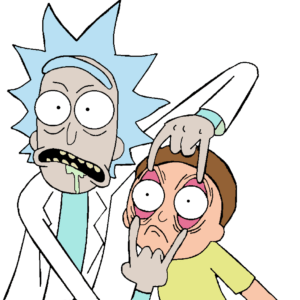 Disney plus Rick and Morty Cartoon Characters