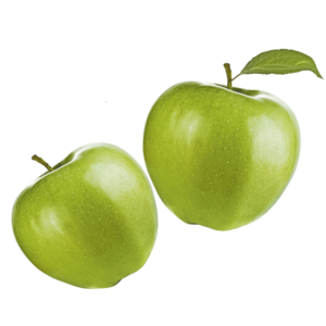 A luscious two green apples on a transparent background pic of green apple