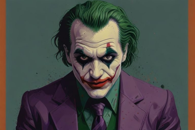 A pictures featuring the iconic Joker wallpaper character