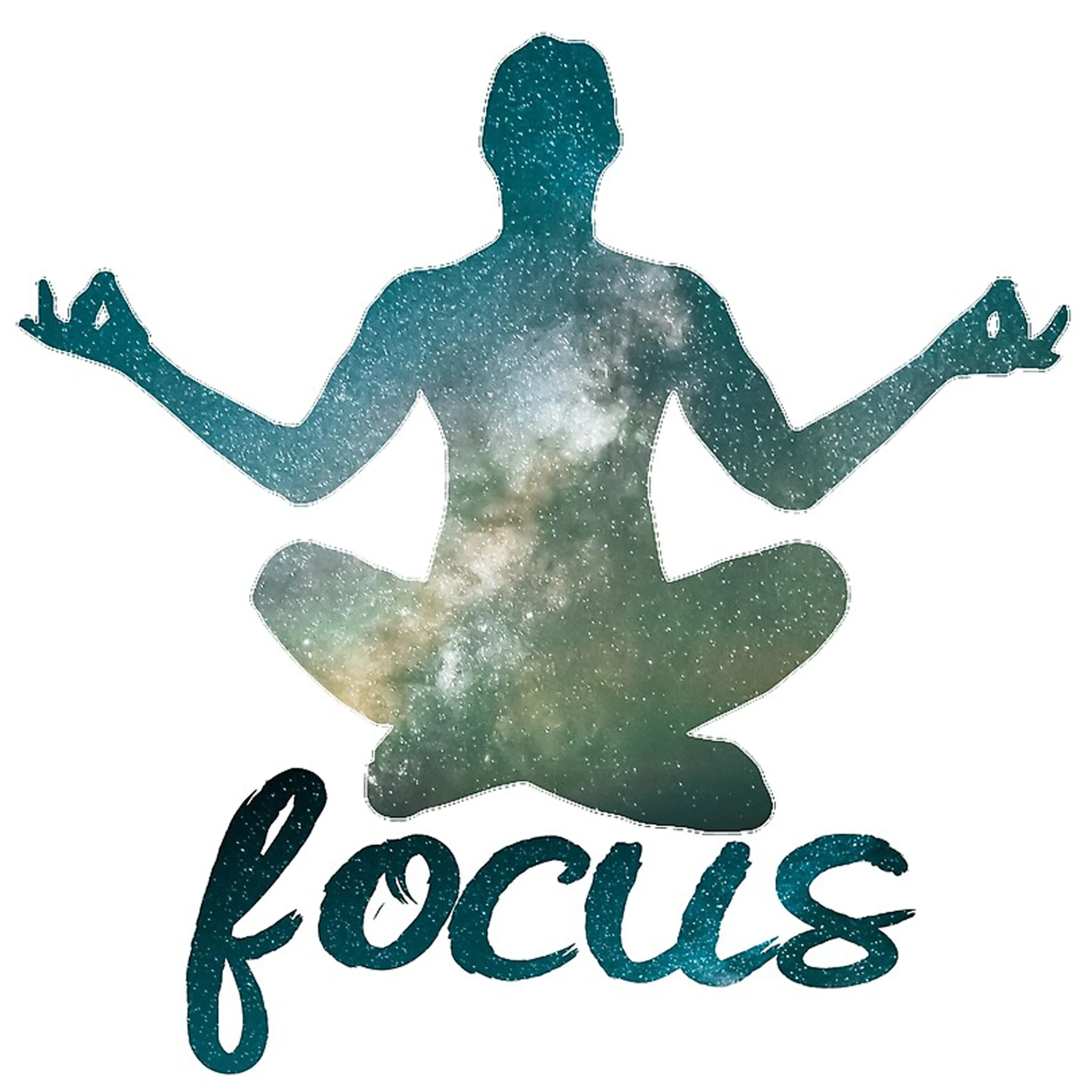 Meditation Yoga, spirituality and meditation focus on the galactic backdrop of the universe