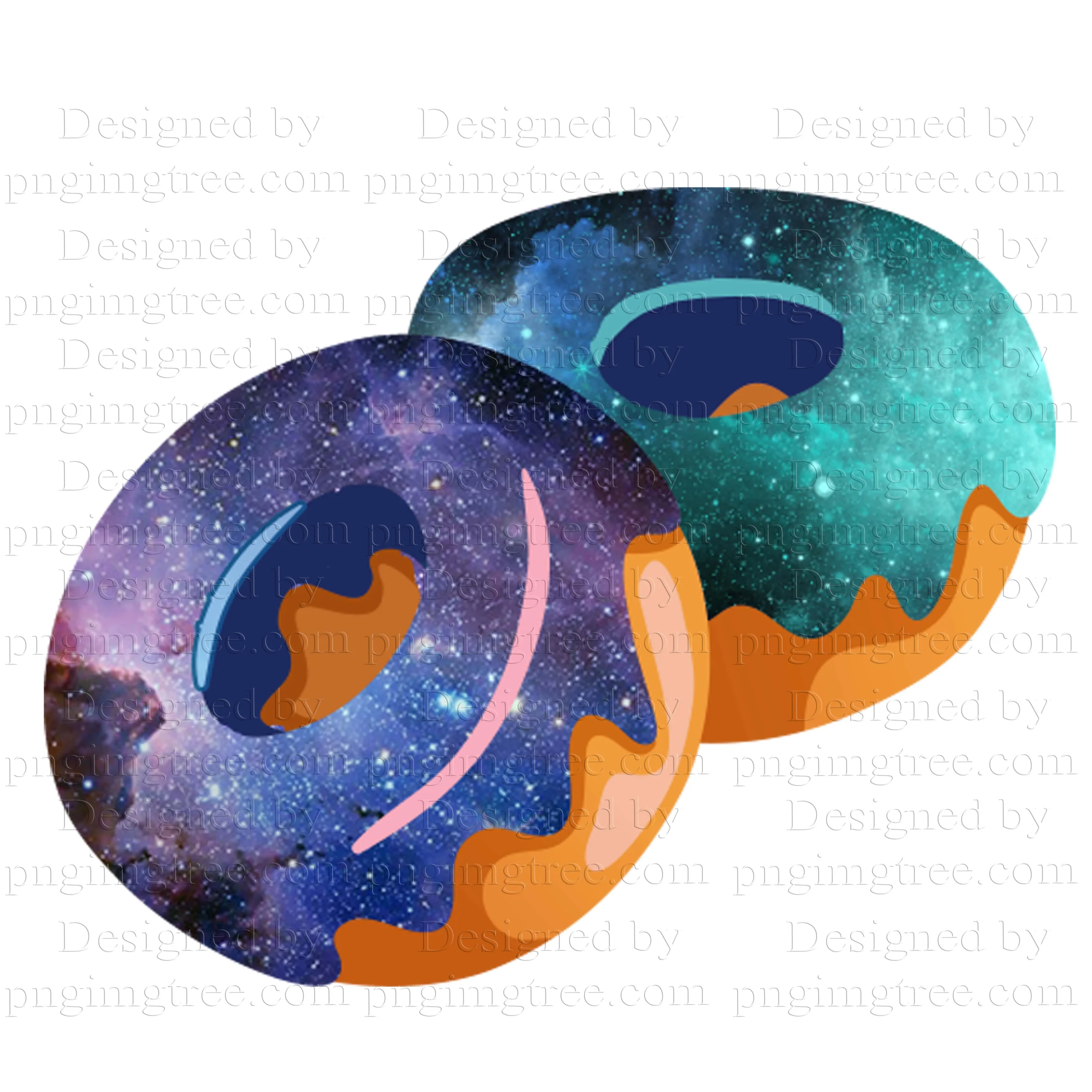 Different ideas for donut logo design in a beautiful and attractive