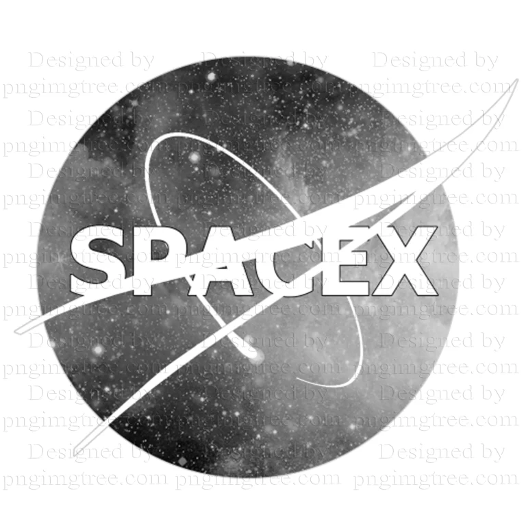 Black Moon with SpaceX logo Galaxy PNG icons