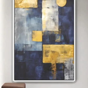 Exclusive Abstract Canvas Wall Art Print | Hand-stretched over solid wood