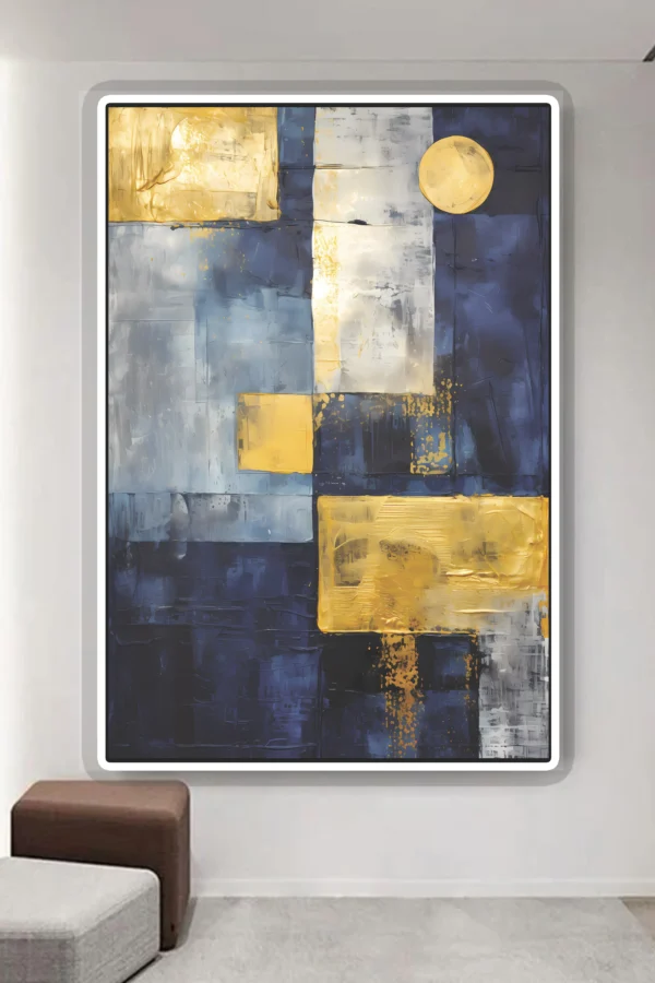 Exclusive Abstract Canvas Wall Art Print | Hand-stretched over solid wood