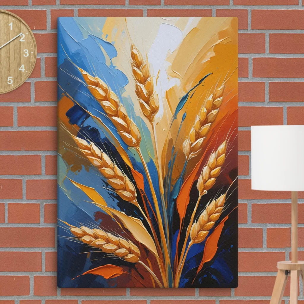 Canvases , Best +50 Canvases for Artists & Home Decor -Wheat Field Abstract Art - Oil Colors style 101 Canvases , Best Canvases for Artists & Home Decor -Wheat Field Abstract Art - Oil Colors style