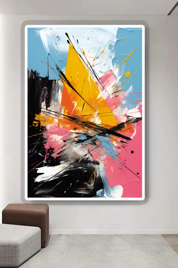 Premium mixed oil colors Canvas Wall Art Prints | Modern Home Decor – Hand-stretched over solid wood - Image 2