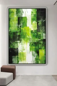 Green Canvas Wall Art: Bring Nature’s Calm into Your Home Décor
