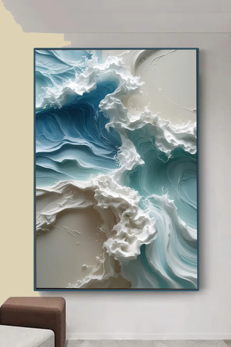 Home Interior Design: Transform Your Space with 2025’s Top Trends - Beach Waves Watercolor Canvas 6 High Quality Canvas Prints: The Ultimate 2025 Buyer's Guide