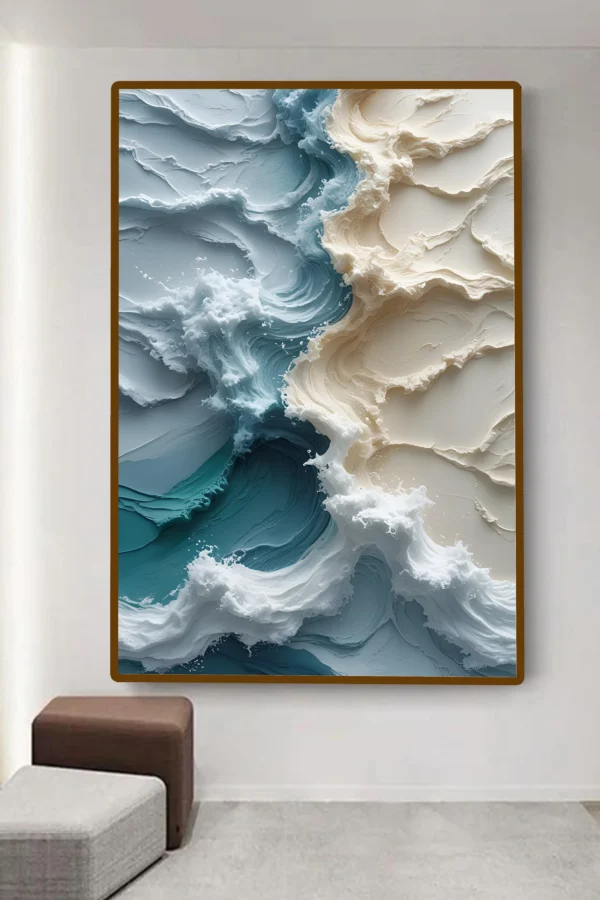 Beach Waves and Sands Canvas – Instant Download, Instant Coastal Vibes! - Image 4