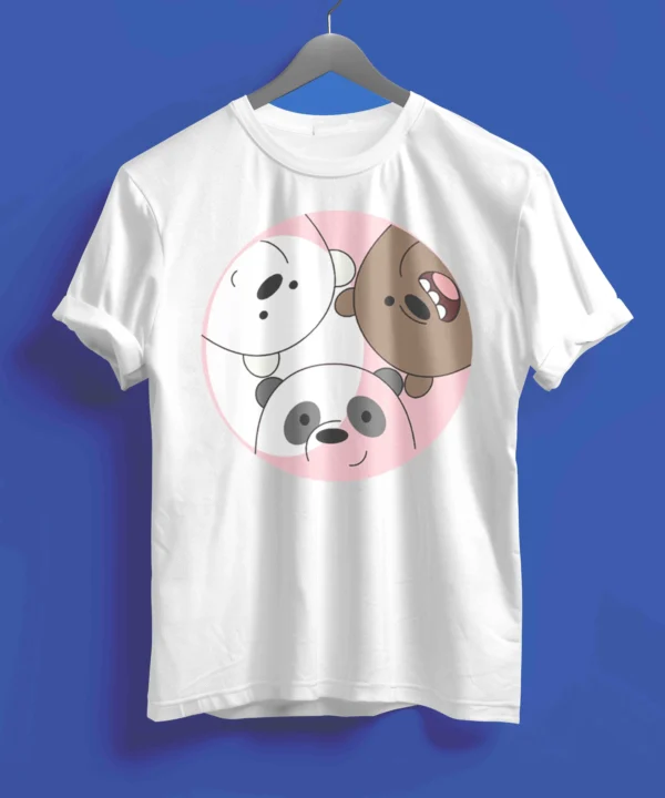 We Bare Bears T Shirt – Cute, Comfy & Totally Panda-monium! - Unisex t-shirt 2025 - Image 2
