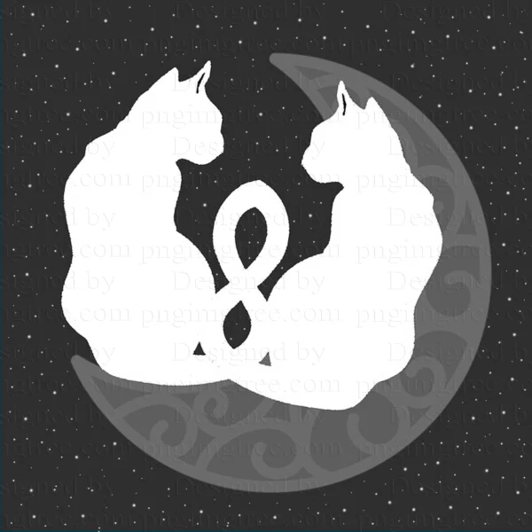 Cats and Space Aesthetic – High-Quality Artwork Printable Digital Download for Creators & Cat Lovers