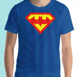 batman v superman logo t shirt gym t shirt- Unisex t-shirt