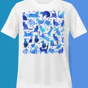 Galaxy Cat Shirt: Cosmic Style for Feline Lovers