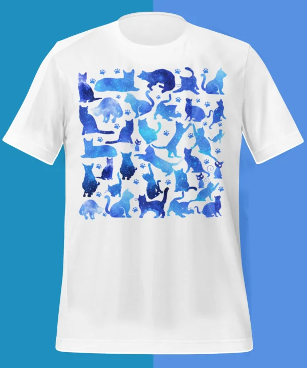 Galaxy Cat Shirt: Cosmic Style for Feline Lovers