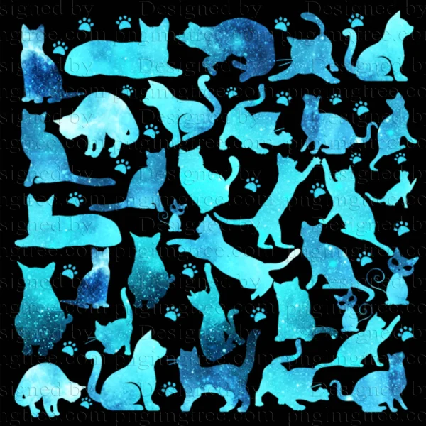 Cat Tabby Patterns – High-Quality Artwork Printable Digital Download for Creators & Cat Lovers