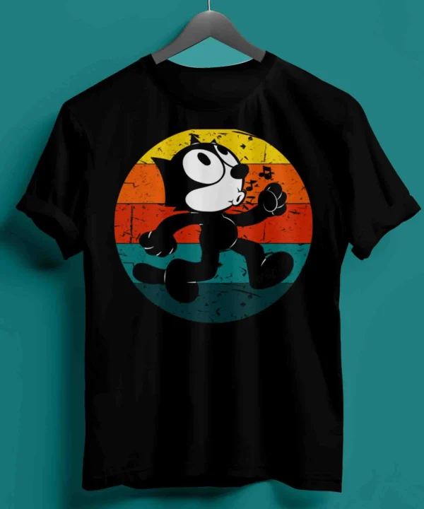 Felix Cat T Shirt : Vintage Cool & Unique Style! Unisex t-shirt 100% Prime Quality - Image 3