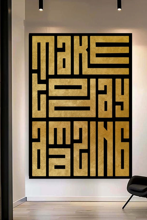 Motivational Quotes Typography-Make Today Amazing- Inspired "Instant Download" - Image 6