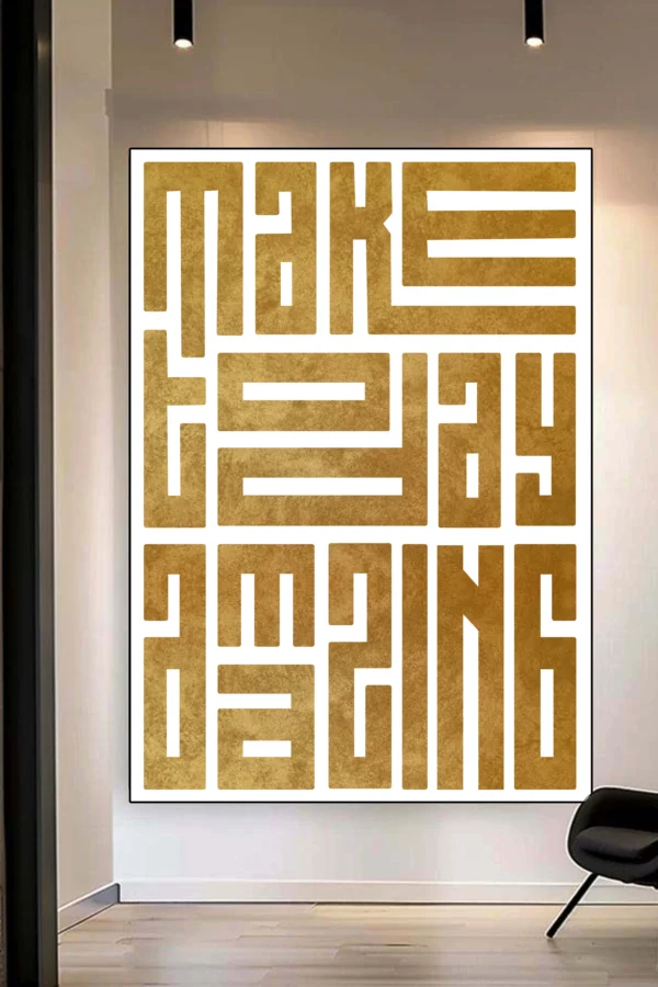 Motivational Quotes Artwork -Never Stop Making- Inspired "Instant Download" - Image 4