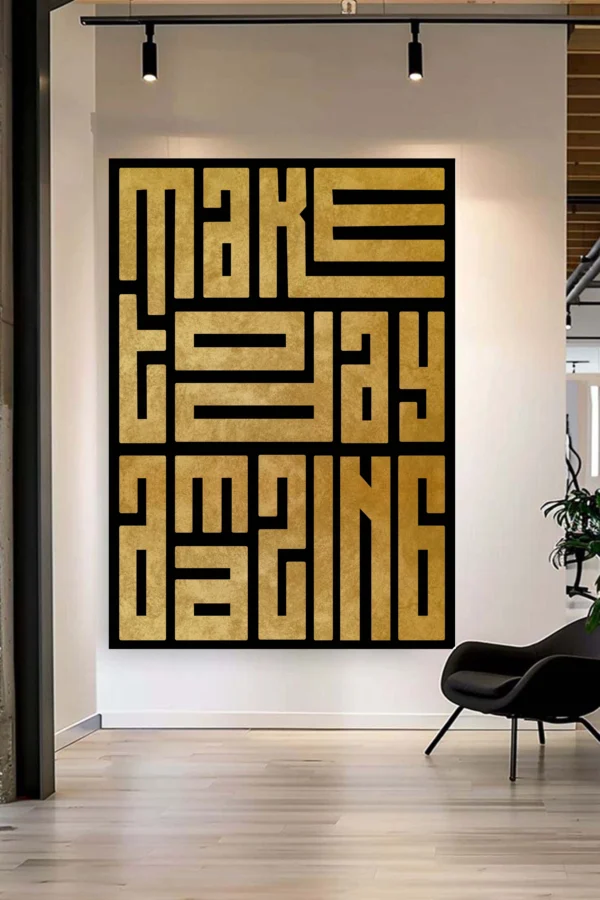 Motivational Quotes Typography-Make Today Amazing- Inspired "Instant Download" - Image 5