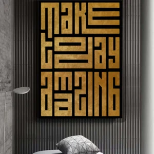 Motivational Quotes Typography-Make Today Amazing- Inspired "Instant Download"