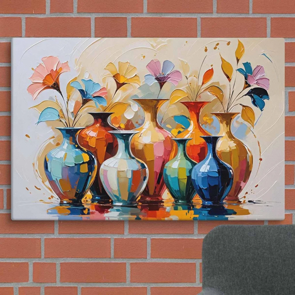 Extra Large Floral Canvas Wall Art – Hand-Stretched Botanical Beauty for Your Walls 2025