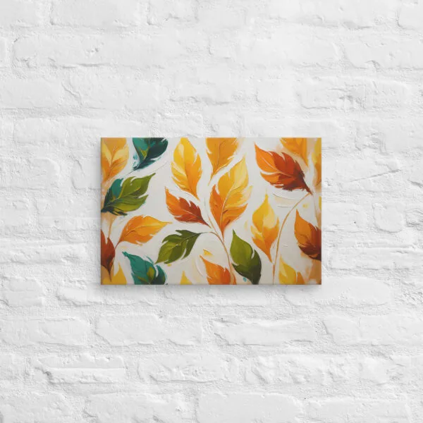 Massive Canvas Wall Art – Stunning Leaves Pattern for Bold Statement Walls - hand stretched canvas 2025 - Image 4
