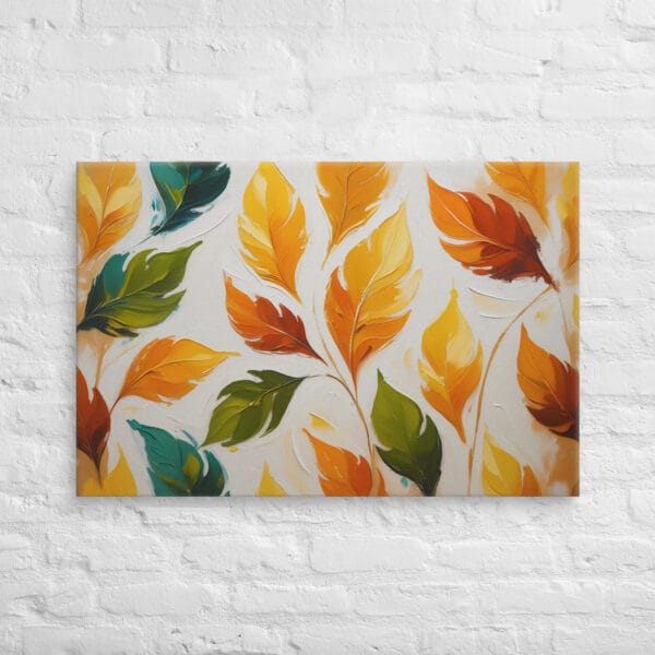 Massive Canvas Wall Art – Stunning Leaves Pattern for Bold Statement Walls - hand stretched canvas 2025 - Image 9