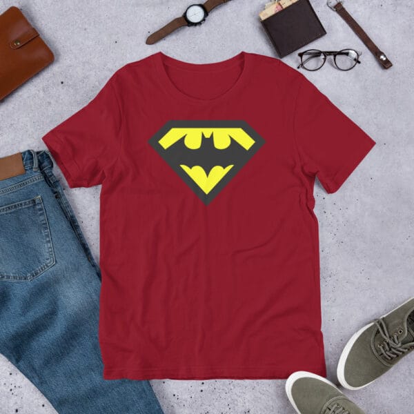 batman v superman logo t shirt  - Unisex t-shirt - Image 4
