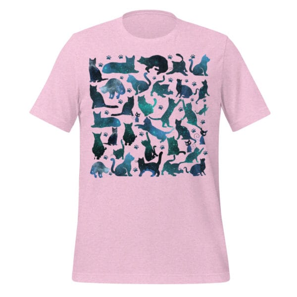 galaxy cat shirt - Unisex t-shirt - Galaxy cats Pattern - Image 5