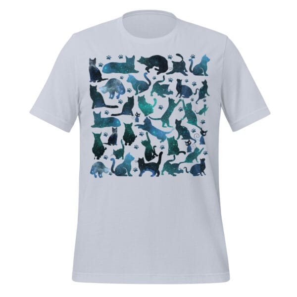 galaxy cat shirt - Unisex t-shirt - Galaxy cats Pattern - Image 7