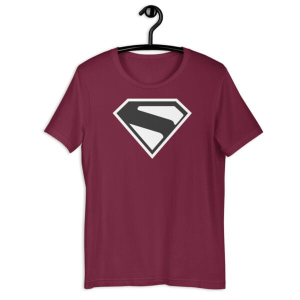 black on black superman shirt - Unisex t-shirt - Image 6