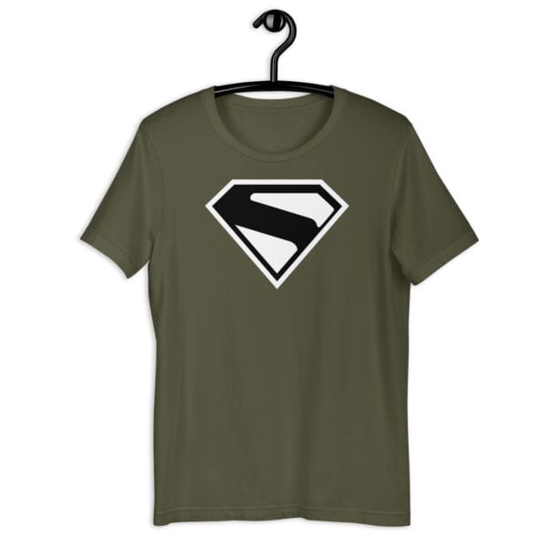 black on black superman shirt - Unisex t-shirt - Image 9