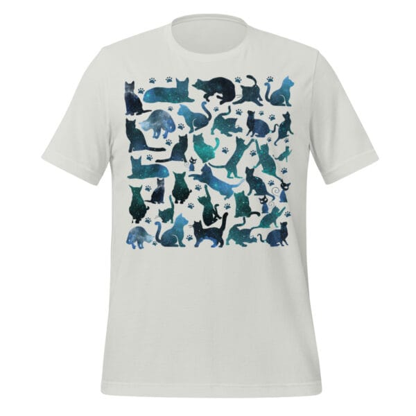 galaxy cat shirt - Unisex t-shirt - Galaxy cats Pattern - Image 10