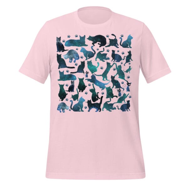 galaxy cat shirt - Unisex t-shirt - Galaxy cats Pattern - Image 9