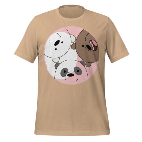 We Bare Bears T Shirt – Cute, Comfy & Totally Panda-monium! - Unisex t-shirt 2025 - Image 10