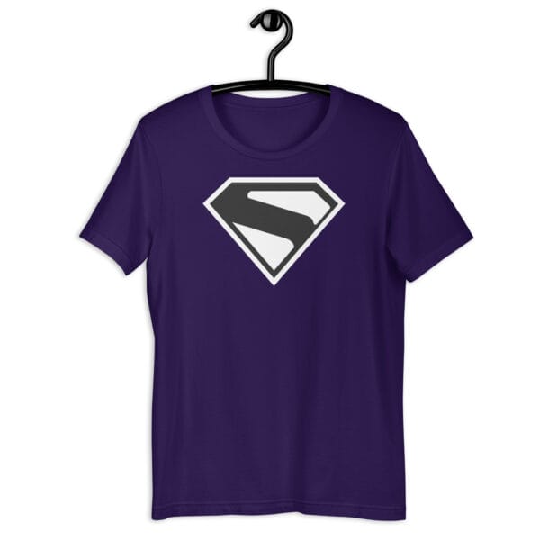 black on black superman shirt - Unisex t-shirt - Image 3