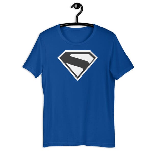 black on black superman shirt - Unisex t-shirt - Image 8